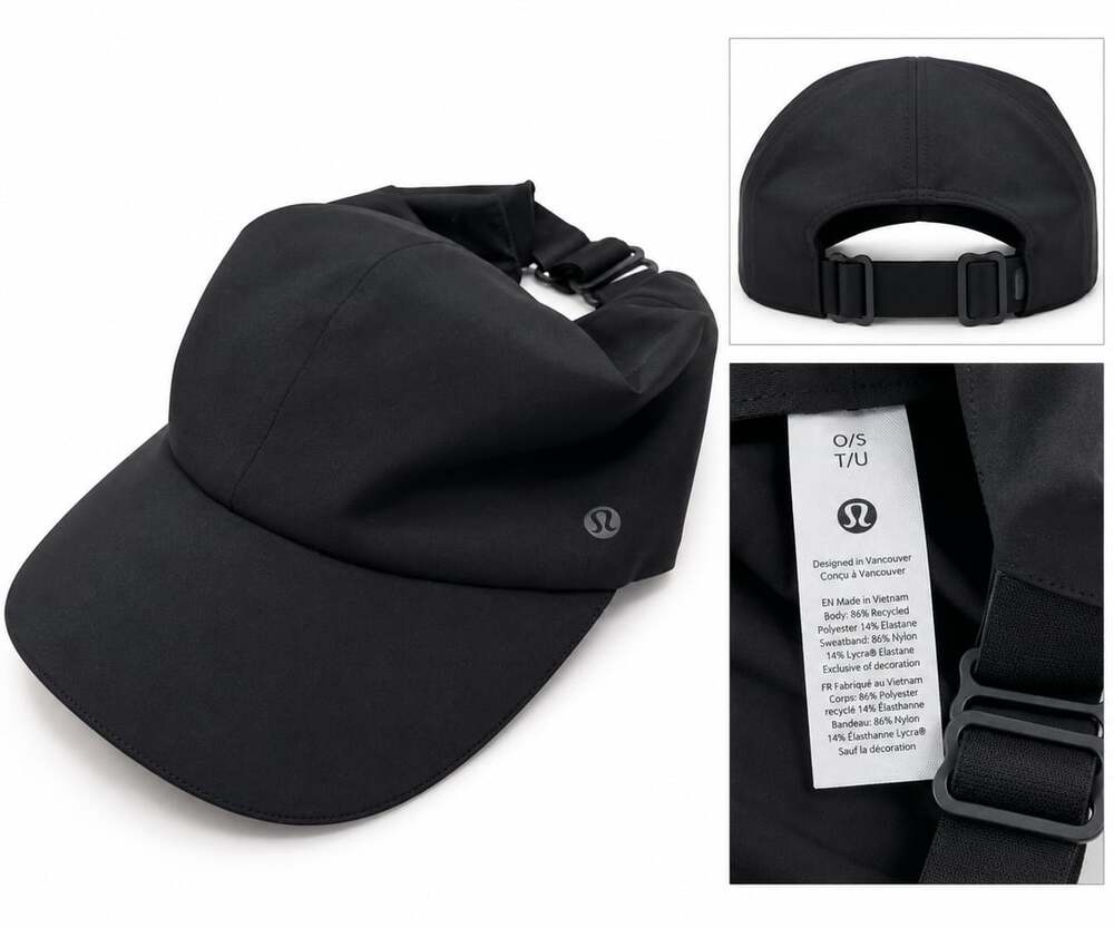Lululemon Fast And Free Running Hat O/S Black